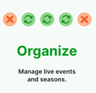 Organize seating sections and rows